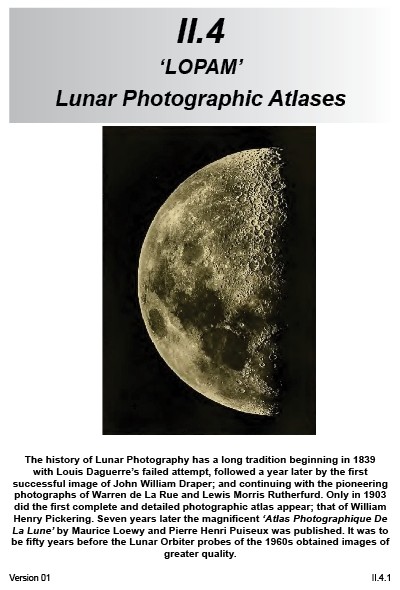 II.4 Lunar Photographic Atlases