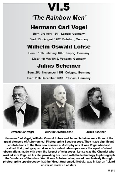 VI.5 Hermann Vogel, Oswald Lohse & Julius Scheiner